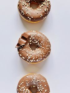 Preview wallpaper donuts, chocolate, glaze, sweet