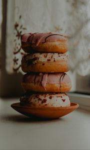 Preview wallpaper donuts, dessert, sweet, baking