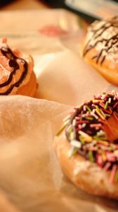 Preview wallpaper donuts, frosting, sprinkling, rolls