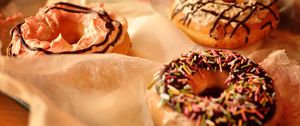 Preview wallpaper donuts, frosting, sprinkling, rolls