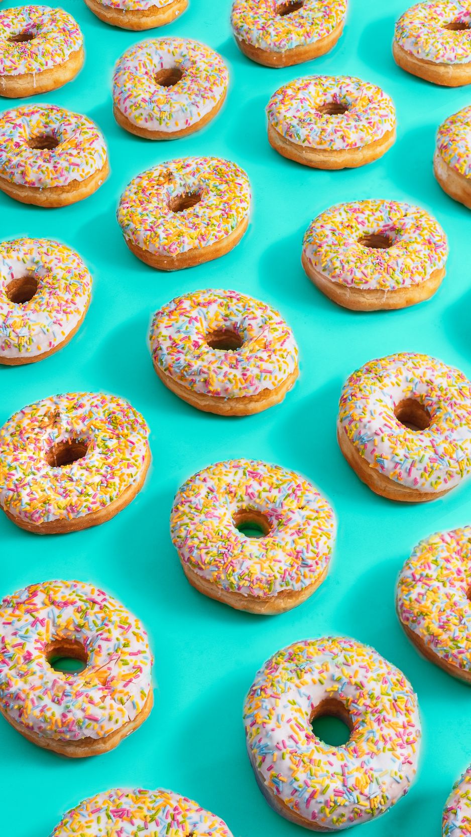 Download wallpaper 938x1668 donuts, sprinkles, dessert, sweets iphone  8/7/6s/6 for parallax hd background