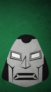 Preview wallpaper doom, doctor doom, villain, minimalism, green