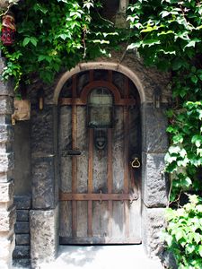 Preview wallpaper door, arch, light, shadow, stone