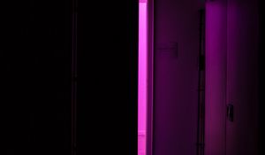 Preview wallpaper door, dark, room, purple, light