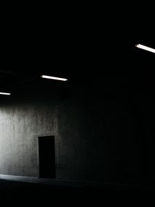 Preview wallpaper door, dark, room, darkness