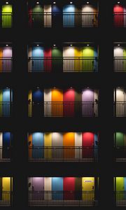 Preview wallpaper door, multi-colored, tokyo, japan