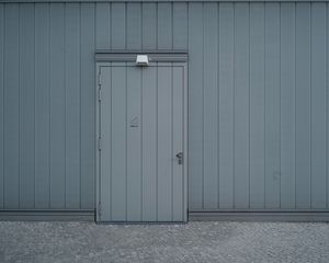 Preview wallpaper door, wall, gray, minimalism