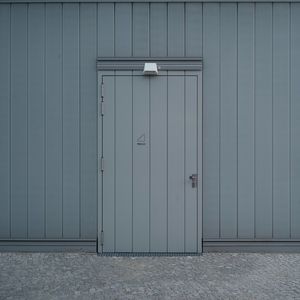 Preview wallpaper door, wall, gray, minimalism