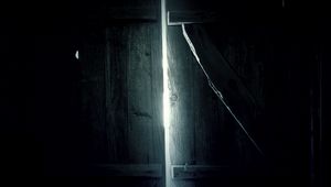 Preview wallpaper door, wooden, dark, light