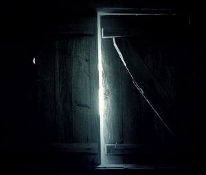 Preview wallpaper door, wooden, dark, light