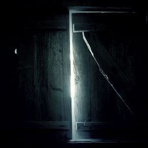 Preview wallpaper door, wooden, dark, light