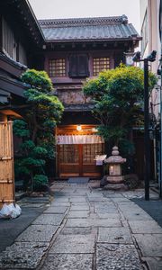 Preview wallpaper doors, street, buildings, architecture, china