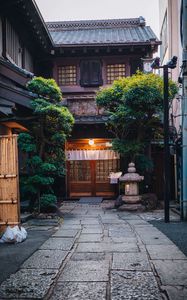 Preview wallpaper doors, street, buildings, architecture, china
