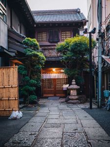 Preview wallpaper doors, street, buildings, architecture, china