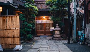 Preview wallpaper doors, street, buildings, architecture, china