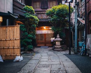 Preview wallpaper doors, street, buildings, architecture, china