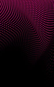 Preview wallpaper dots, circles, mesh, distortion, abstraction, pink