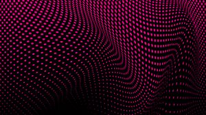 Preview wallpaper dots, circles, mesh, distortion, abstraction, pink