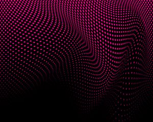 Preview wallpaper dots, circles, mesh, distortion, abstraction, pink
