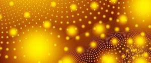 Preview wallpaper dots, glare, glow, abstraction, yellow