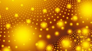 Preview wallpaper dots, glare, glow, abstraction, yellow