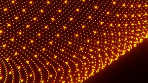 Preview wallpaper dots, mesh, glow, abstraction, orange