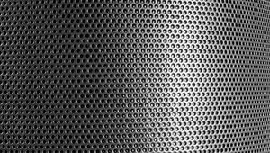 Preview wallpaper dots, metal, texture, gray