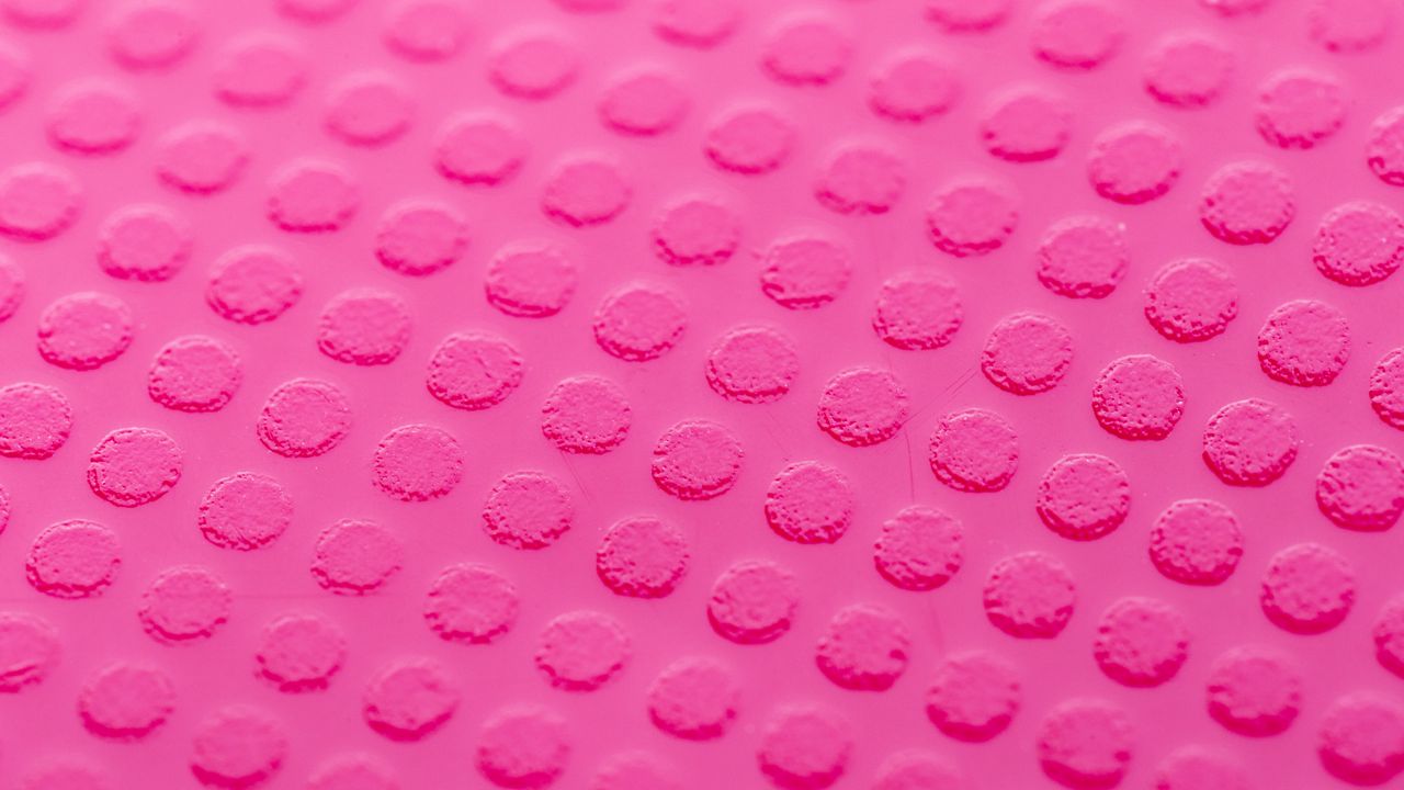 Wallpaper dots, relief, texture, pink, bright