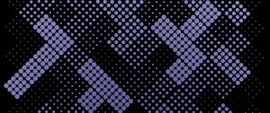 Preview wallpaper dots, shapes, purple, black, abstraction