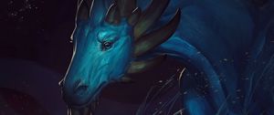 Preview wallpaper dragon, art, creature, fantastic