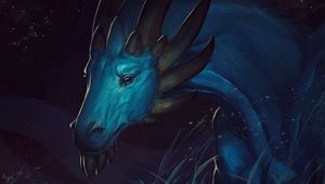 Preview wallpaper dragon, art, creature, fantastic