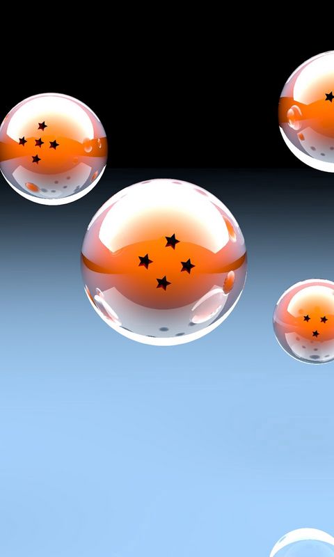 480x800 Wallpaper dragon ball z, dragon ball, balls, 3d, stars