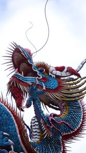 Preview wallpaper dragon, china, handmade, beautiful sky