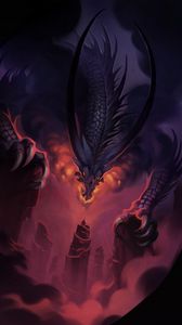 Preview wallpaper dragon, claws, fantasy, reptile