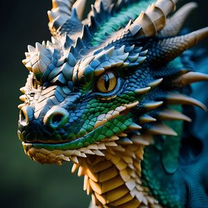 Preview wallpaper dragon, eyes, art, blur