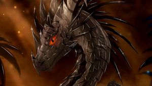 Preview wallpaper dragon, fantasy, art, creature, view