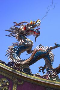 Preview wallpaper dragon, sky, decoration