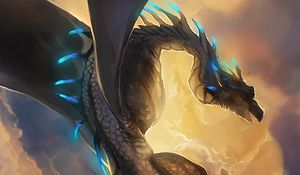 Preview wallpaper dragon, snake, fantasy, art