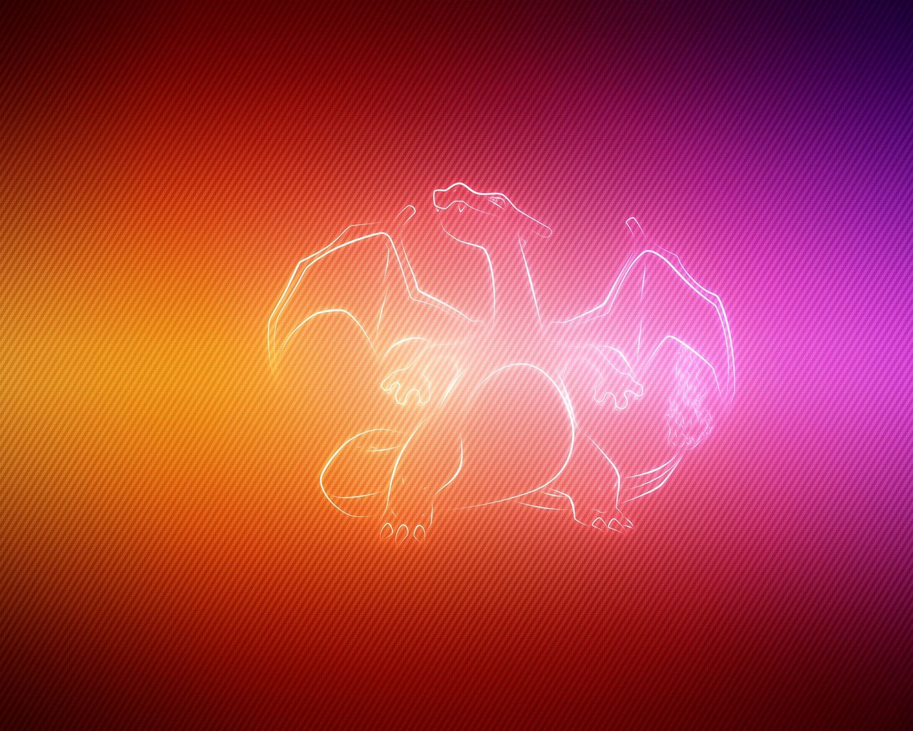 Download wallpaper 1280x1024 dragon, wings, pokemon, charizard standard 5:4  hd background