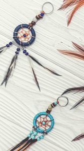 Preview wallpaper dream catchers, amulets, feathers