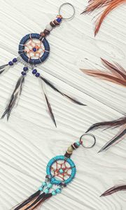 Preview wallpaper dream catchers, amulets, feathers