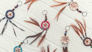 Preview wallpaper dream catchers, amulets, feathers