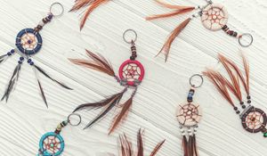 Preview wallpaper dream catchers, amulets, feathers