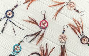 Preview wallpaper dream catchers, amulets, feathers