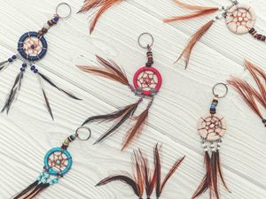 Preview wallpaper dream catchers, amulets, feathers