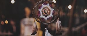 Preview wallpaper dreamcatcher, feathers, decoration, talisman