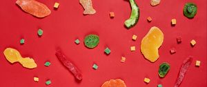 Preview wallpaper dried fruits, fruits, sweets, bright