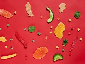 Preview wallpaper dried fruits, fruits, sweets, bright