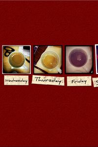 Preview wallpaper drinks, days, week, tea, coffee, mugs