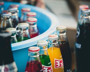 Preview wallpaper drinks, soda, bottles